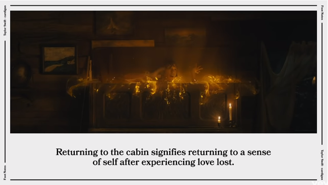 Sợ fan không tìm ra hết “hint”, Taylor Swift đăng hẳn một clip giải thích về MV “cardigan“ ảnh 11