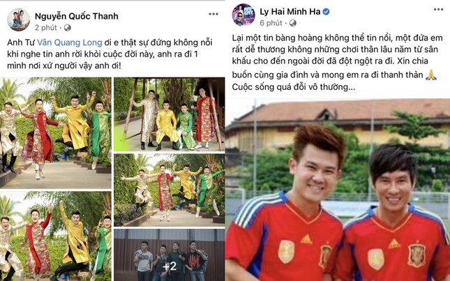 Ưng Hoàng Phúc bàng hoàng, Nhật Tinh Anh suy sụp khi hay tin Vân Quang Long qua đời ảnh 2