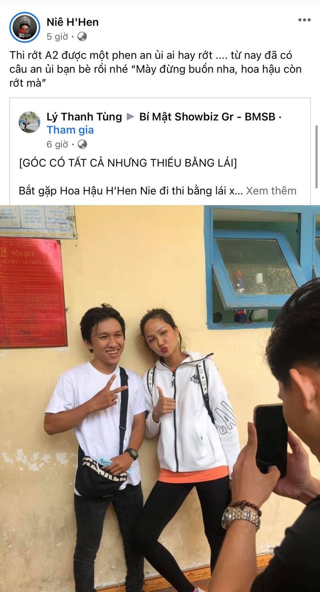 Hoa hậu H’Hen Niê thi rớt bằng lái xe, dân mạng càng có cớ để tự an ủi bản thân ảnh 2