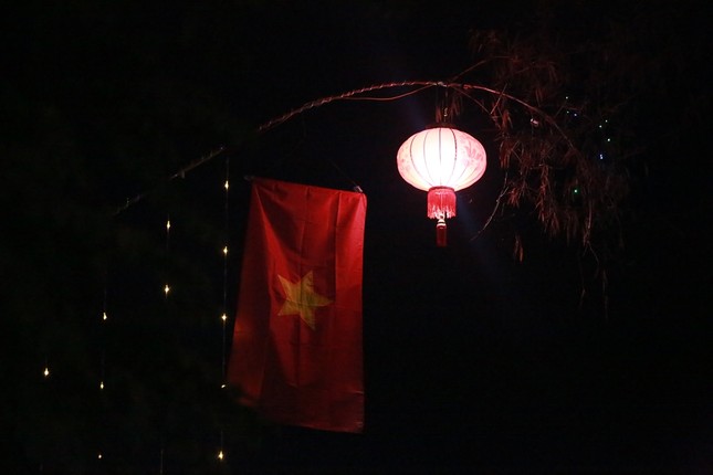 Đường phố, làng xóm miền Trung trang hoàng đẹp như cổ tích trước giao thừa ảnh 3
