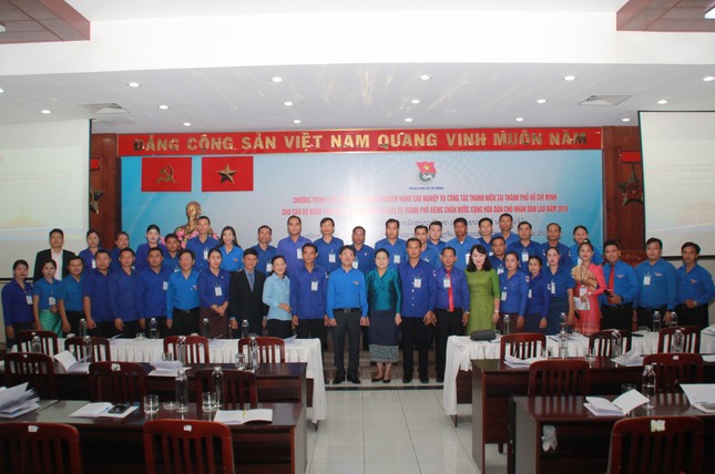 30 cán bộ Đoàn nước bạn Lào giao lưu, trao đổi nghiệp vụ thanh niên tại TPHCM ảnh 2