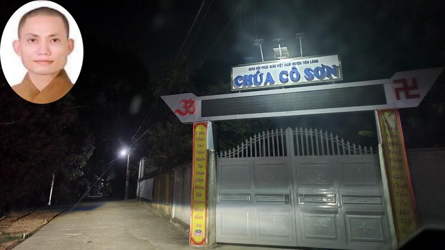 Người tự nhận là trụ trì chùa Cô Sơn ở Hải Phòng bị bắt vì tàng trữ ma túy ảnh 1