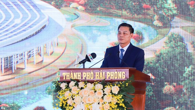 Chủ tịch Quốc hội bấm nút khởi công Trung tâm hội nghị Hải Phòng hơn 2.300 tỷ đồng ảnh 2