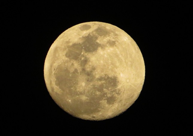 Vì sao trăng cam xuất hiện ở TP.HCM trước đêm nguyệt thực? ảnh 1
