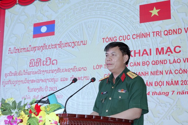 Bổ trợ kỹ năng cho cán bộ Thanh niên và Công đoàn Quân đội nhân dân Lào ảnh 2