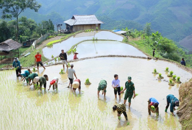 344 tổ ‘Tay kéo Biên phòng’ cắt tóc miễn phí cho học sinh và nhân dân ảnh 9