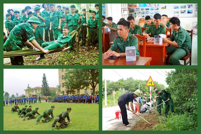 344 tổ ‘Tay kéo Biên phòng’ cắt tóc miễn phí cho học sinh và nhân dân ảnh 13