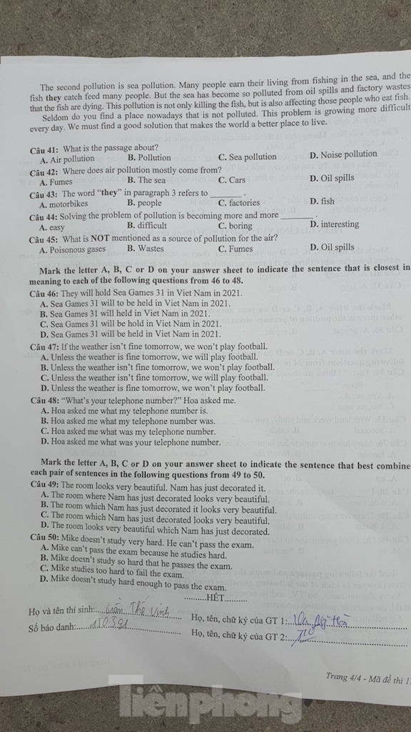 Kết thúc thi lớp 10 công lập tại 'đất học': Bao giờ sẽ công bố điểm? ảnh 4