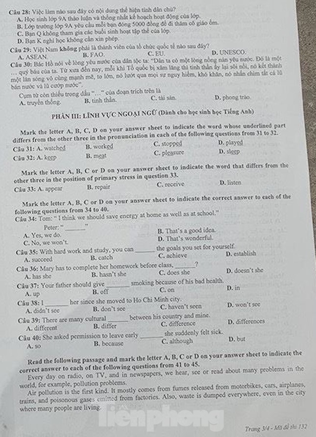 Kết thúc thi lớp 10 công lập tại 'đất học': Bao giờ sẽ công bố điểm? ảnh 3