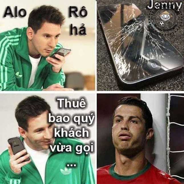 Messi gọi, Ronaldo đập iPhone ảnh 1