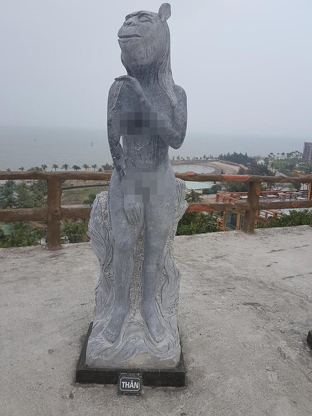 Tượng 12 con giáp khỏa thân ở khu du lịch Hải Phòng gây tranh cãi ảnh 4