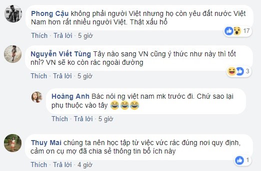 Cô gái Tây dọn rác ở Phủ Tây Hồ: Nhà mình sao để khách làm hộ? ảnh 2