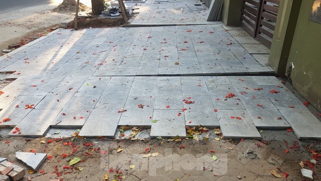 Biệt thự đô thị kiểu mẫu Hà Nội tự chặt cây, lát vỉa hè sai quy hoạch ảnh 5