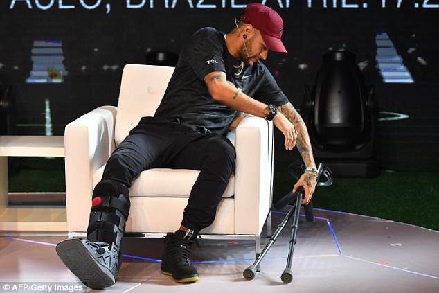 Ngôi sao Neymar chạy đua thời gian để kịp World Cup 2018 ảnh 1