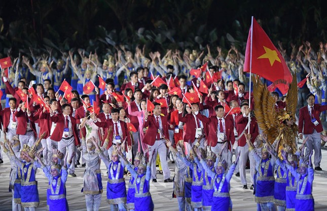 Lễ khai mạc ASIAD 2018: Lung linh đầy sắc màu ảnh 2