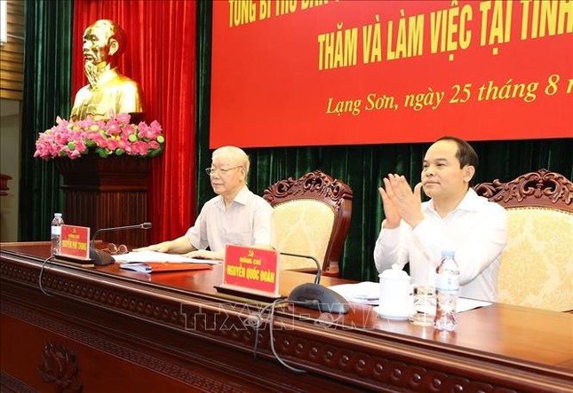 Tổng Bí thư Nguyễn Phú Trọng: Xây dựng Lạng Sơn ngày càng phát triển, giàu đẹp, văn minh ảnh 1