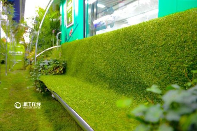 Tận thấy tàu điện ngầm phủ xanh mướt ở Trung Quốc ảnh 2