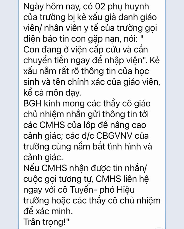 Giám đốc BV Nhi chỉ cách nhận diện thủ đoạn lừa đảo khiến phụ huynh chuyển tiền cho người lạ ảnh 1