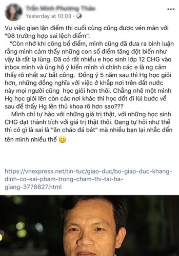 Cựu teen THPT chuyên Hà Giang gây tranh cãi khi chia sẻ về giáo dục của tỉnh Hà Giang ảnh 1