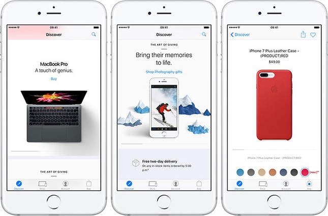 Apple Store hỗ trợ mua sắm bằng giọng nói ảnh 1