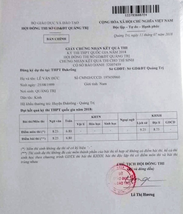 “Vướng” lý lịch, nam sinh viết thư cầu cứu Bộ trưởng Bộ Công an ảnh 5