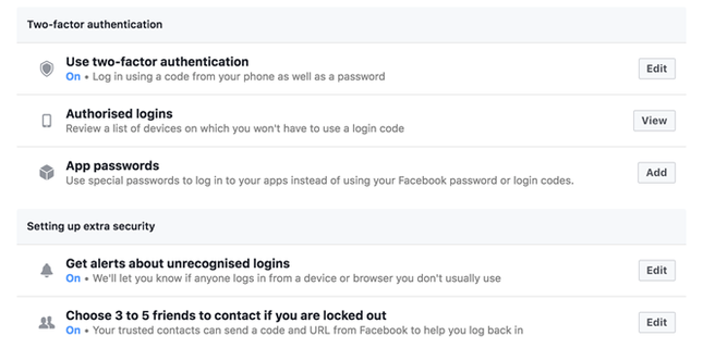 Cách tăng cường bảo mật tài khoản Facebook trước tin tặc ảnh 1
