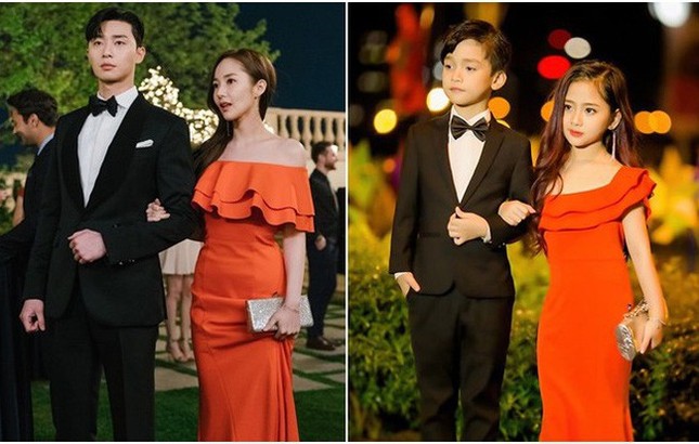 Bộ ảnh “Thư ký Kim sao thế” phiên bản nhí “đốn tim” dân mạng vì quá dễ thương ảnh 2