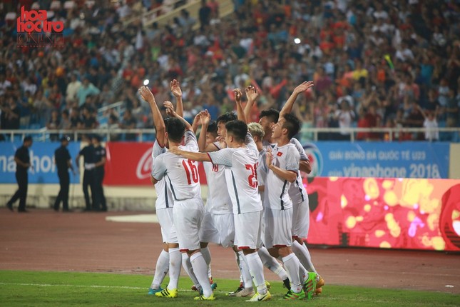 U23 Việt Nam - U23 Oman: Vỡ òa với "siêu phẩm" của Văn Hậu ở phút 89 ảnh 9