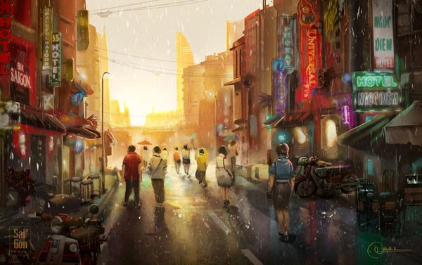 Bộ ảnh "Sài Gòn có mưa" phiên bản art-project khiến ai cũng phải thốt lên: "Sao mà đẹp thế!" ảnh 7