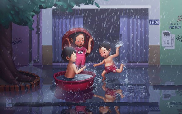 Bộ ảnh "Sài Gòn có mưa" phiên bản art-project khiến ai cũng phải thốt lên: "Sao mà đẹp thế!" ảnh 8