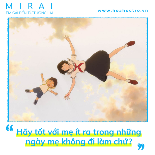 "Mirai: Em gái đến từ tương lai": Hành trình học yêu thương và cùng nhau trưởng thành ảnh 5