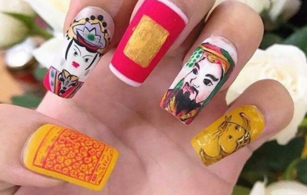 Mẫu nail siêu độc đáo "bao hot" nhất tháng cô hồn ảnh 1