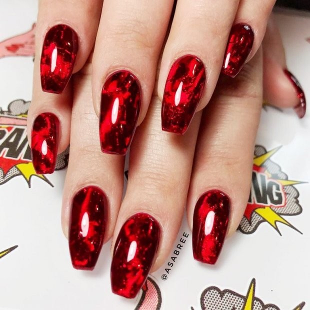 Mẫu nail siêu độc đáo "bao hot" nhất tháng cô hồn ảnh 3
