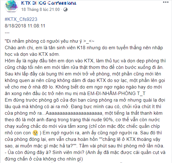 Câu chuyện “ngàn like” của sinh viên ĐH Quốc gia: Vào lộn phòng KTX, bỗng thoát kiếp F.A ảnh 1