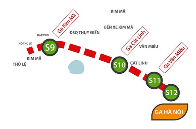 Phối cảnh của tuyến Metro hơn tỷ USD ở Hà Nội sẽ đi vào hoạt động vào năm 2022 ảnh 2