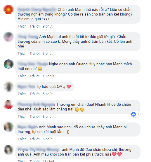 Việt Nam chiến thắng, người hâm mộ gây "bão" trên Facebook các cầu thủ ảnh 6