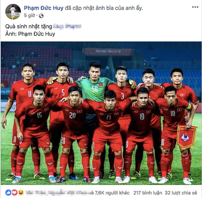 Facebook các cầu thủ: Quang Hải "vẫn đẹp trai nhé", Tiến Dũng "cứ ăn ngon và khỏe là vui" ảnh 7