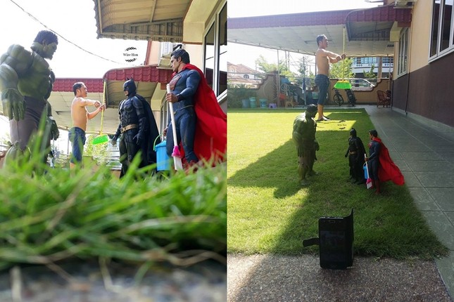Chỉ cần biết chụp ảnh, bạn có thể "triệu hồi" siêu anh hùng đến giải cứu... việc nhà! ảnh 10