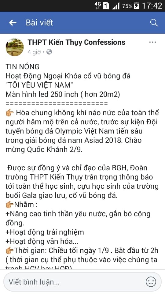Hàng loạt công ty, trường học thông báo nghỉ để cổ vũ cho đội tuyển Olympic Việt Nam ảnh 6
