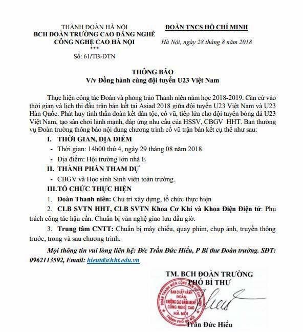 Hàng loạt công ty, trường học thông báo nghỉ để cổ vũ cho đội tuyển Olympic Việt Nam ảnh 8