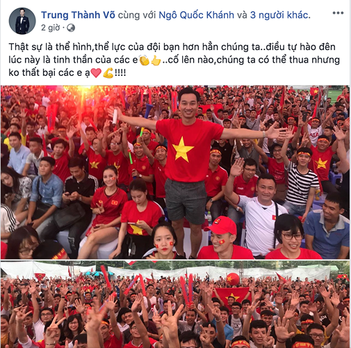 Nghệ sĩ Việt an ủi Olympic Việt Nam sau trận thua 1-3 trước Hàn Quốc ảnh 7