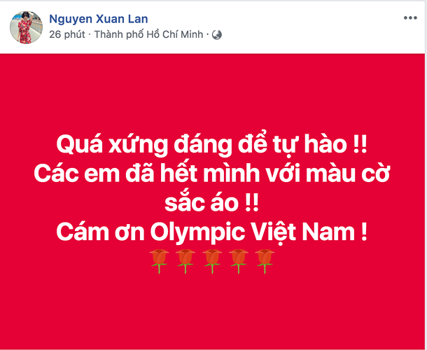 Nghệ sĩ Việt an ủi Olympic Việt Nam sau trận thua 1-3 trước Hàn Quốc ảnh 5