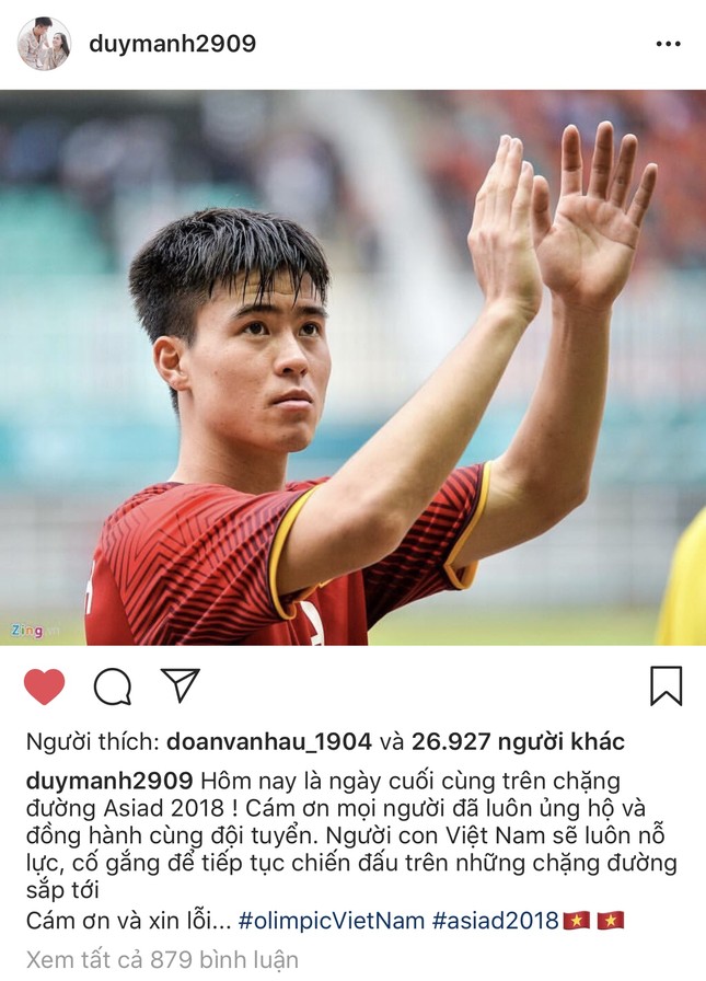 Sau trận thua Olympic UAE, các cầu thủ Việt Nam lên tiếng cảm ơn và xin lỗi người hâm mộ ảnh 3