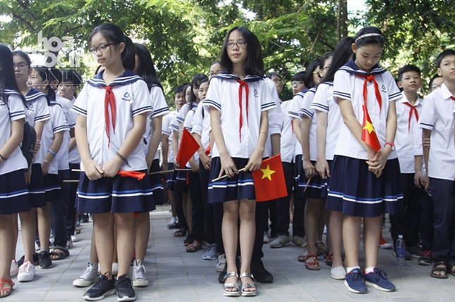 Học sinh trường Lương Thế Vinh nhảy flashmob trong Lễ khai giảng, tưởng nhớ thầy Văn Như Cương ảnh 11