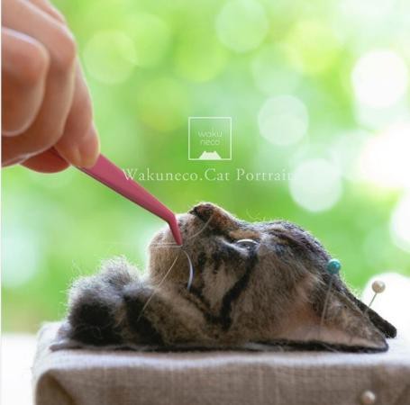 Ngất ngây với tranh 3D siêu thực làm từ lông cừu của nghệ sĩ Nhật Bản ảnh 2