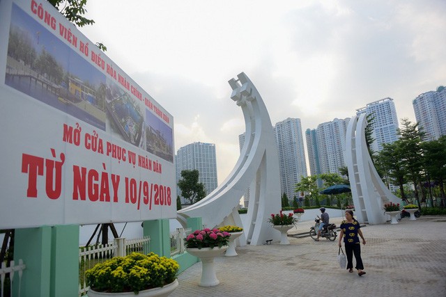 Toàn cảnh "lá phổi xanh" 130.000 m2 mới hoạt động ở Hà Nội ảnh 2