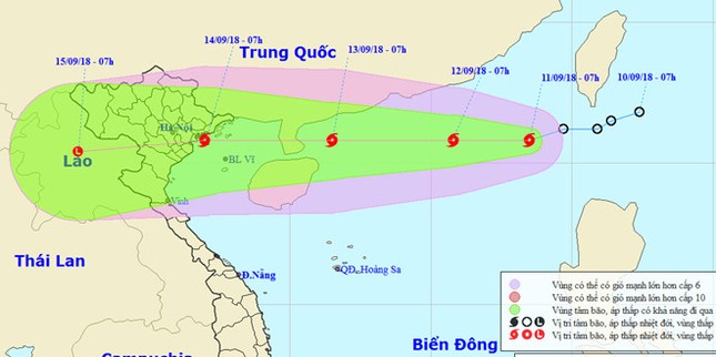 KHẨN CẤP: Biển Đông đón cơn bão số 5, Bắc Bộ mưa lớn ảnh 1