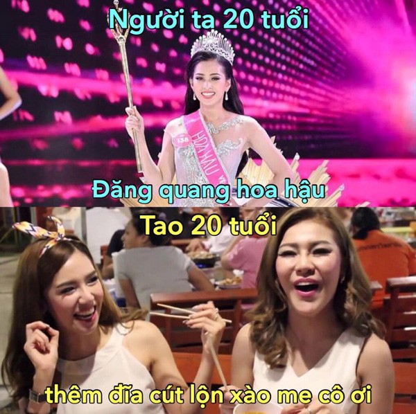 Trào lưu đang "nóng bỏng tay": 18 tuổi người ta là Hoa hậu còn tôi thì...? ảnh 3