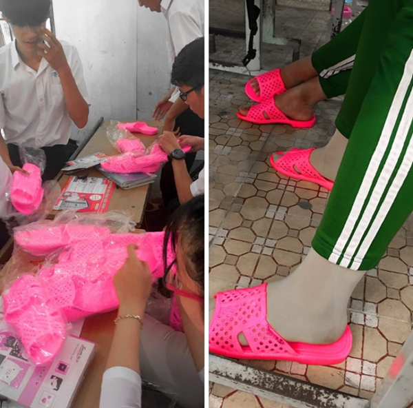 Cần gì giày hiệu vài chục triệu, muốn nổi bật hãy rủ team mang dép tổ ong nhiều màu! ảnh 2