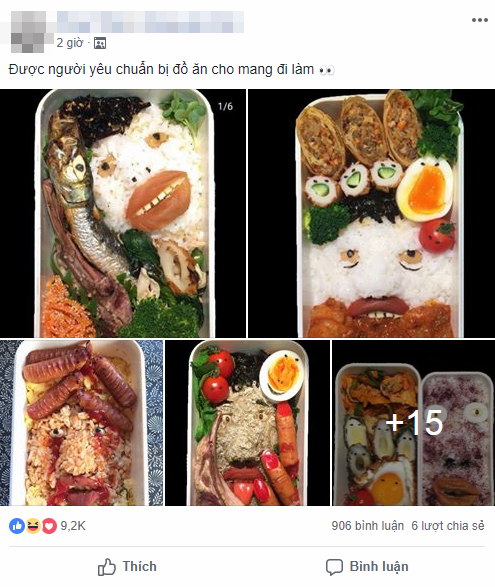 Mở hộp cơm người yêu mang cho mà thấy cảnh này thì chắc "ám ảnh cả đời" ảnh 1